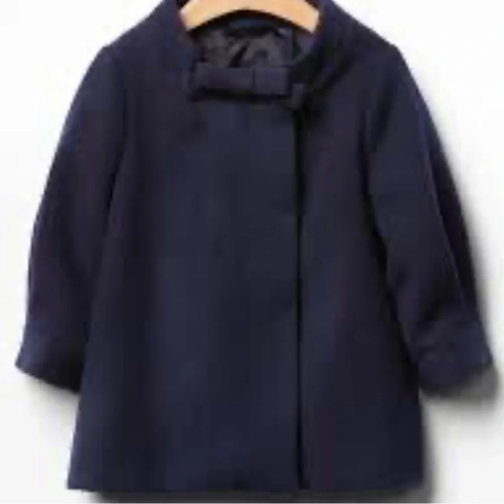 Baby Gap Bow shift coat